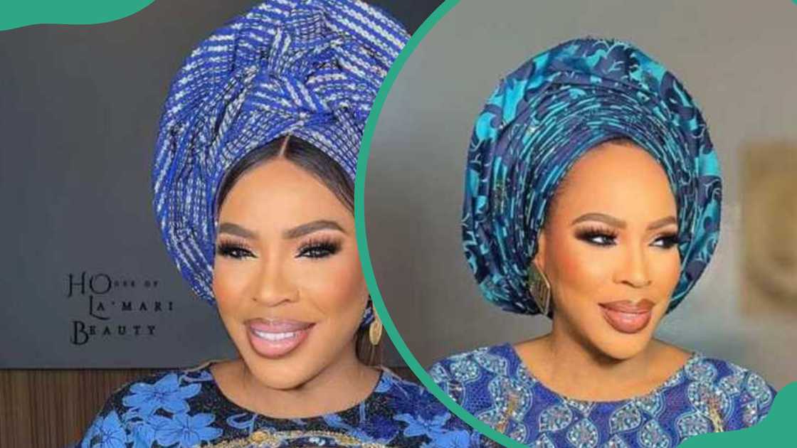 Faith Balogun in Nigerian traditional dress. Faith Balogun in Nigerian traditional dress.