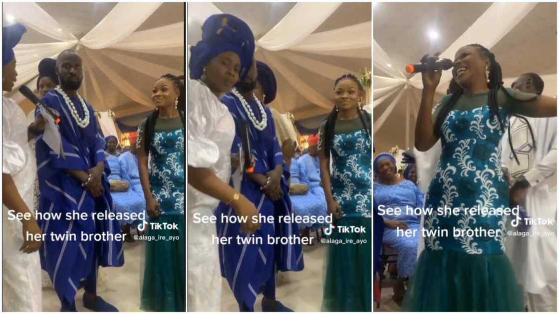 Marriage of twin sibling/twins sister spoke during wedding. Marriage of twin sibling/twins sister spoke during wedding.