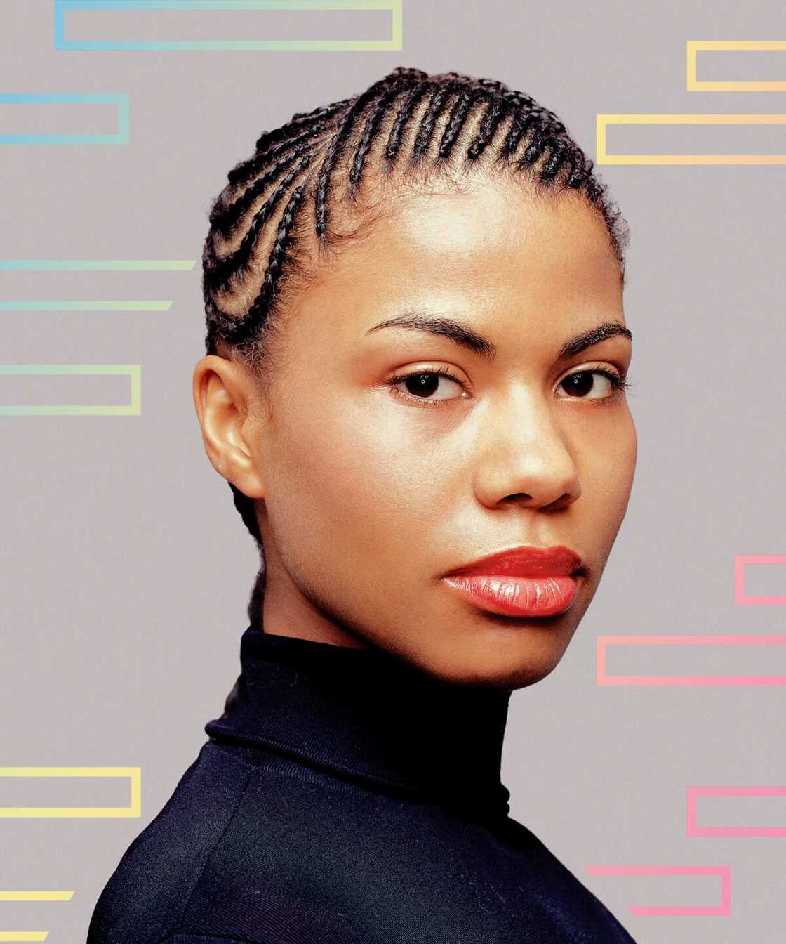 Best cornrow hairstyles for round faces Best cornrow hairstyles for round faces