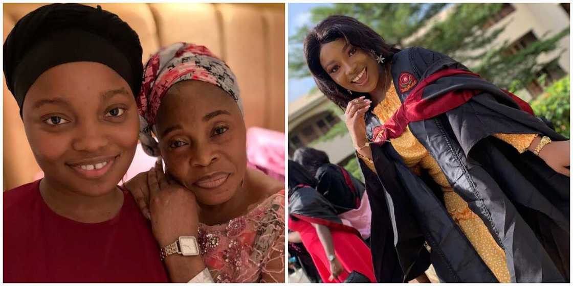 Singer Tope Alabi and her daughter