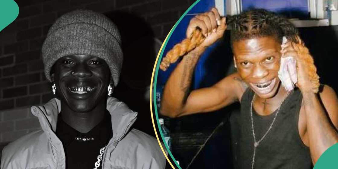 Mother laments after son framed Seyi Vibez's artwork. Mother laments after son framed Seyi Vibez's artwork.