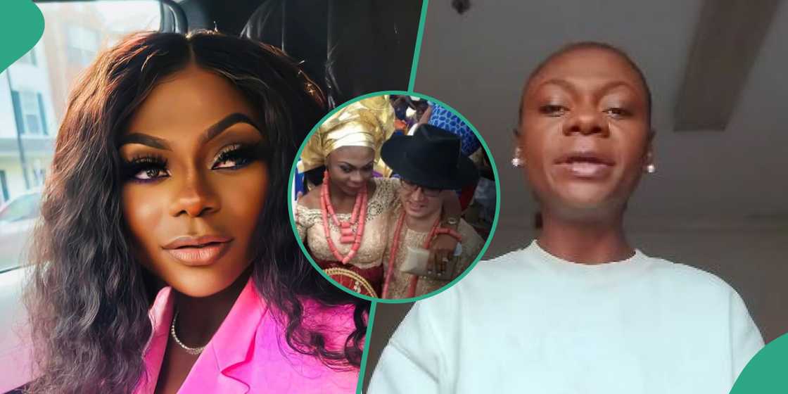 Karen Igho makes video evidence for fans. Karen Igho makes video evidence for fans.