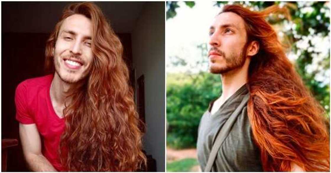 Man grows his hair to waist-length, reveals people call him Jesus (photos)