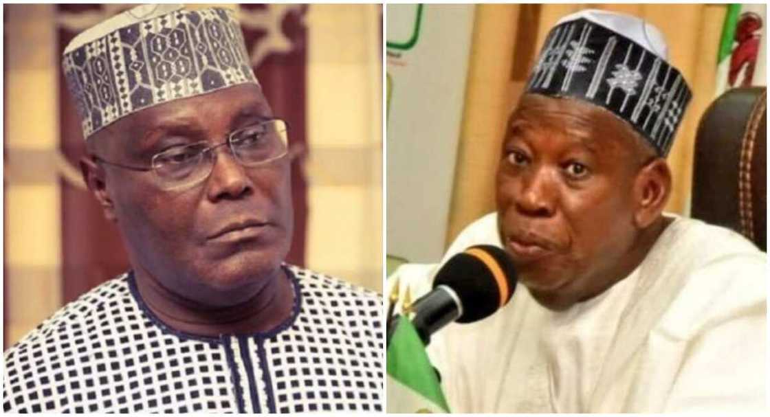 Atiku da Ganduje sun sake haduwa a daurin aure Atiku da Ganduje sun sake haduwa a daurin aure