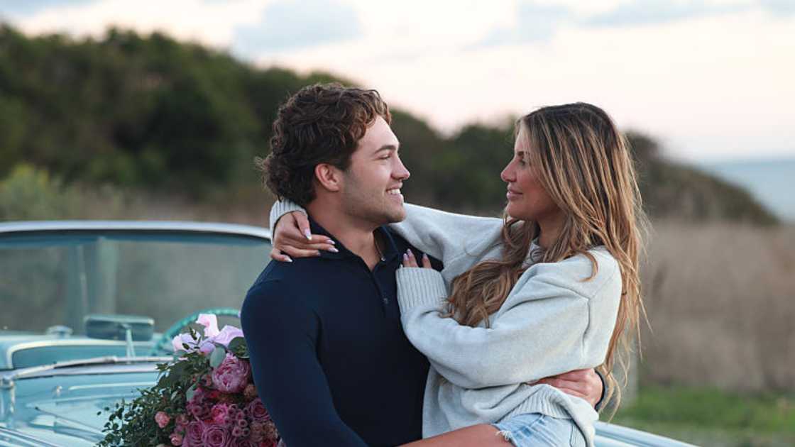 TJ Palma and Iris Kendall on Love Island: Beyond The Villa - Season 2. TJ Palma and Iris Kendall on Love Island: Beyond The Villa - Season 2.