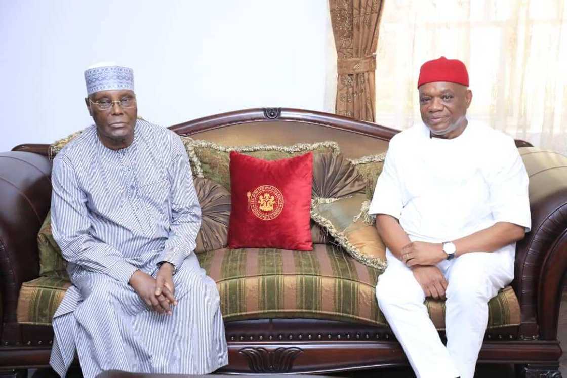 Atiku and Orji Kalu/Death of Kalu's Wife, Ifeoma/Condolence Visit