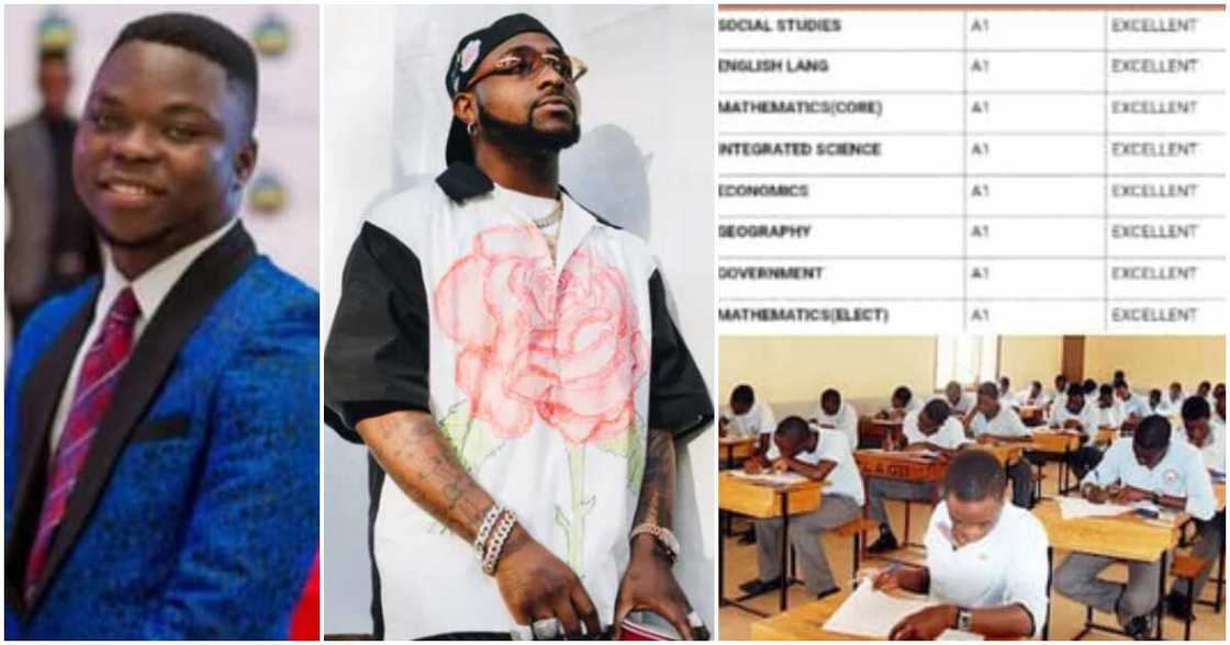 Davido and brilliant boy Davido and brilliant boy