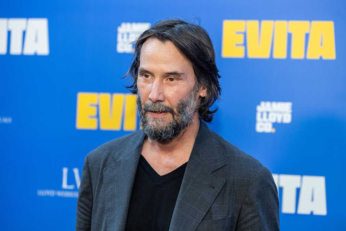 Keanu Reeves in London, England.