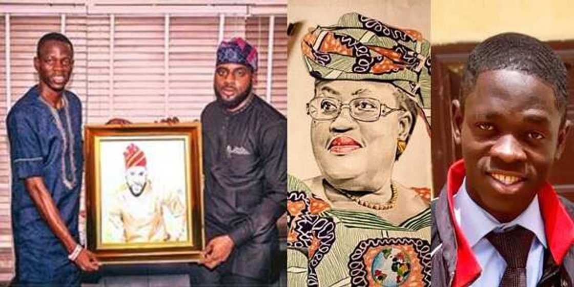 How unemployment forced me into arts - OAU graduate who drew viral picture of Okonjo Iweala with pen How unemployment forced me into arts - OAU graduate who drew viral picture of Okonjo Iweala with pen