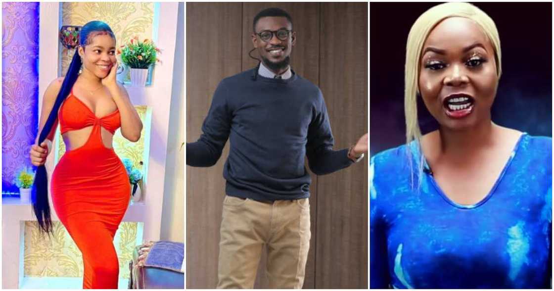 Photos of Big Brother Naija housemates Chichi, Adekunle and Diana