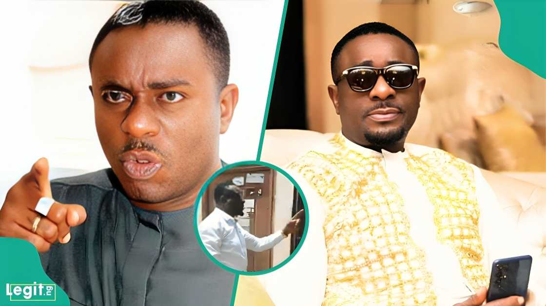 Emeka Ike storms the INEC office in Abuja and challenges the conduct of the NDC primary election for the AMAC/Bwari Federal Constituency