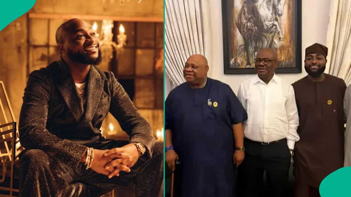Davido, Nyesome Wike, Ademola Adeleke