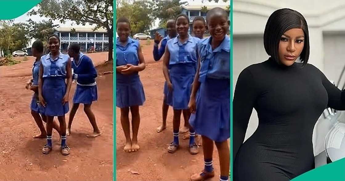 Corps member who's Destiny Etiko's doppelganger causes commotion in a secondary school. Corps member who's Destiny Etiko's doppelganger causes commotion in a secondary school.