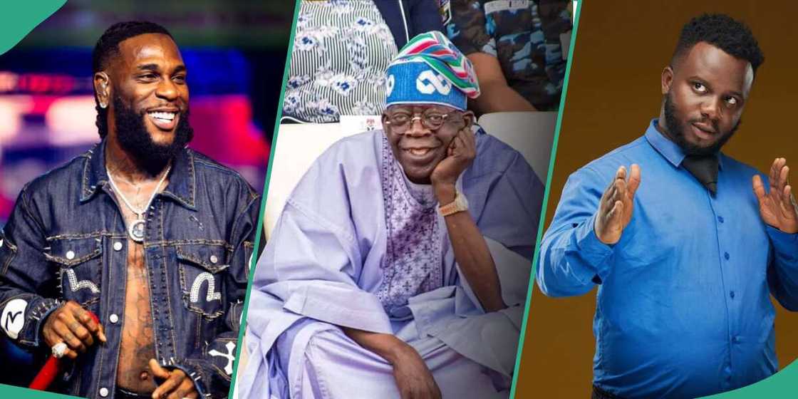 Burna Boy's no evidence, Bola Tinubu's let the poor breathe, Sabinus' dey paly Burna Boy's no evidence, Bola Tinubu's let the poor breathe, Sabinus' dey paly