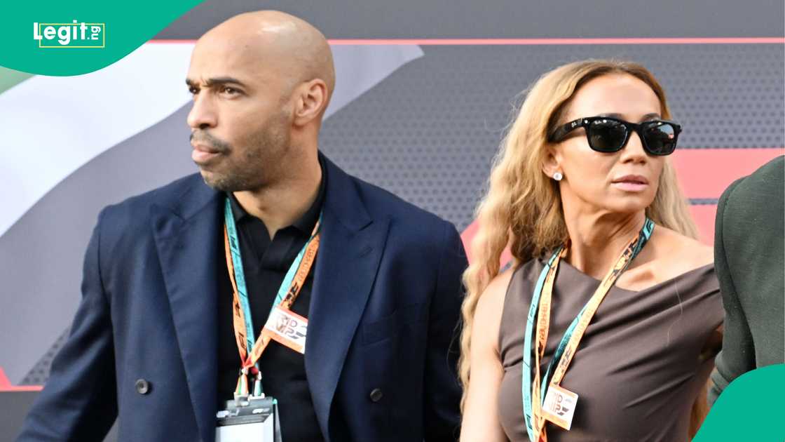 Thierry Henry, Kate Scott, CBS Sports, Ballon d'Or, London England. Thierry Henry, Kate Scott, CBS Sports, Ballon d'Or, London England.