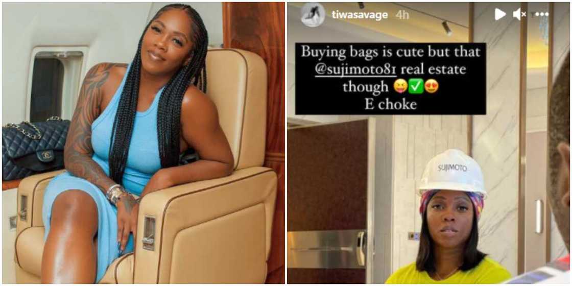 Tiwa Savage buys house Tiwa Savage buys house