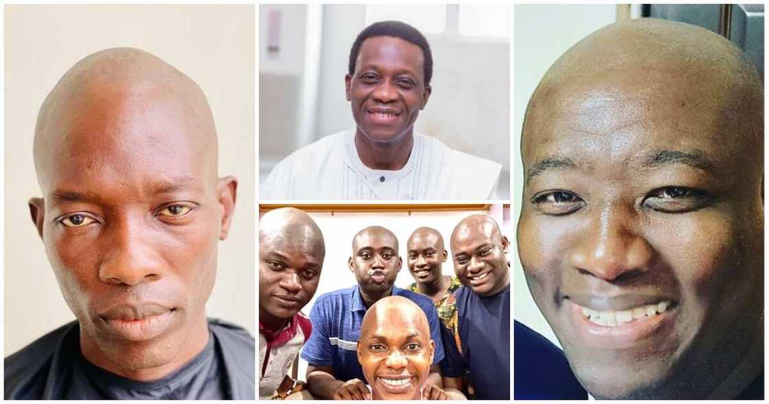 RCCG youths shave off their hair, go Bald to Honour Pastor Adeboye's son, photos emerge RCCG youths shave off their hair, go Bald to Honour Pastor Adeboye's son, photos emerge