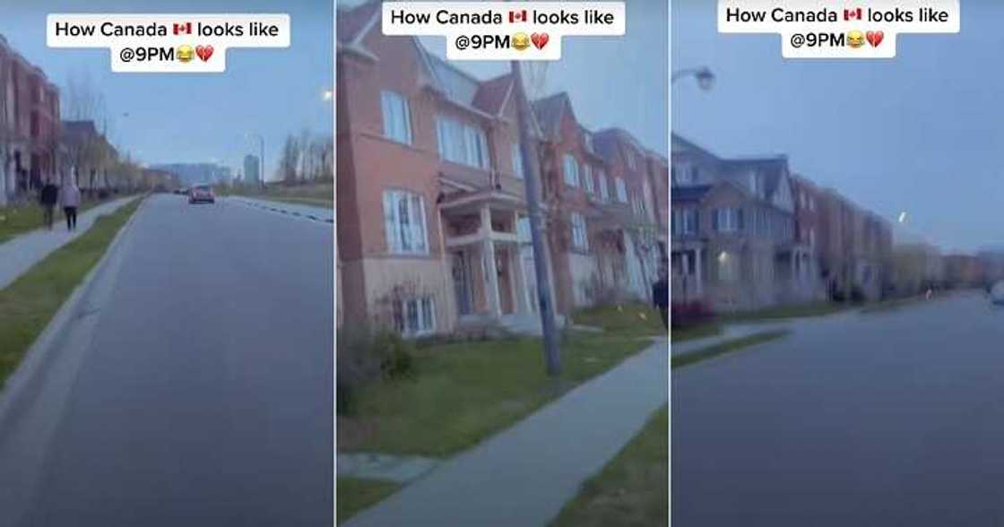 Man shares video of Canada at 9 pm