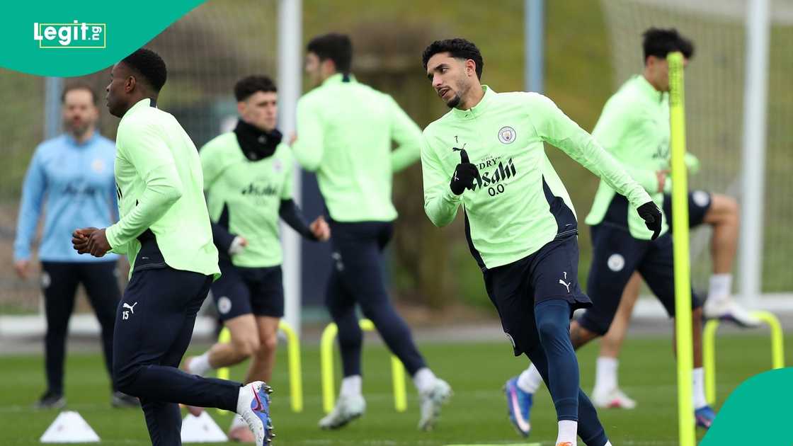 Omar Marmoush, Manchester City, Football, England, UEFA, Europe. Omar Marmoush, Manchester City, Football, England, UEFA, Europe.