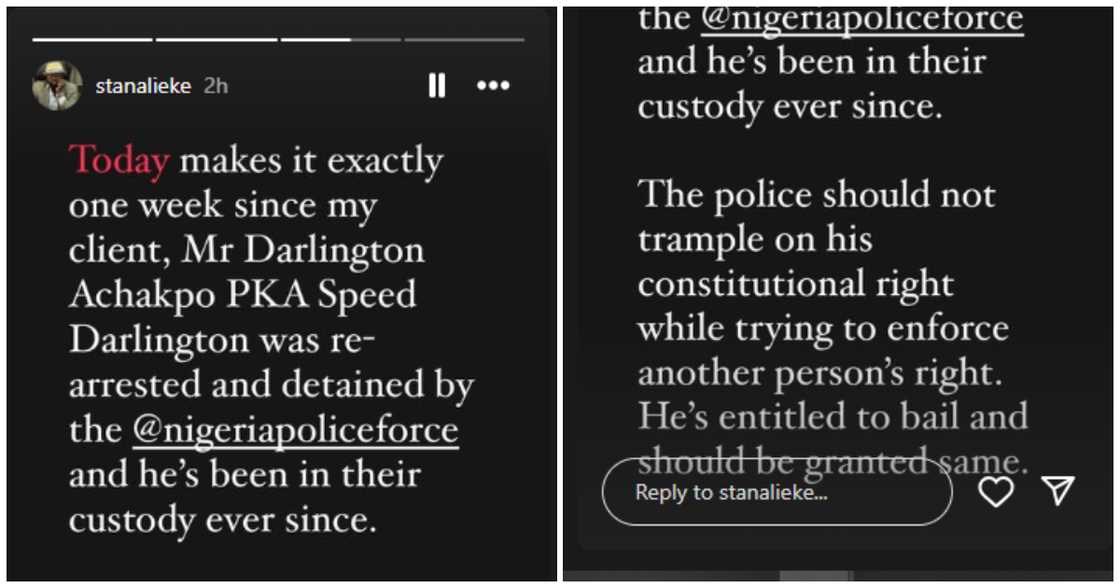 Speed Darlington’s lawyer cries out Speed Darlington’s lawyer cries out