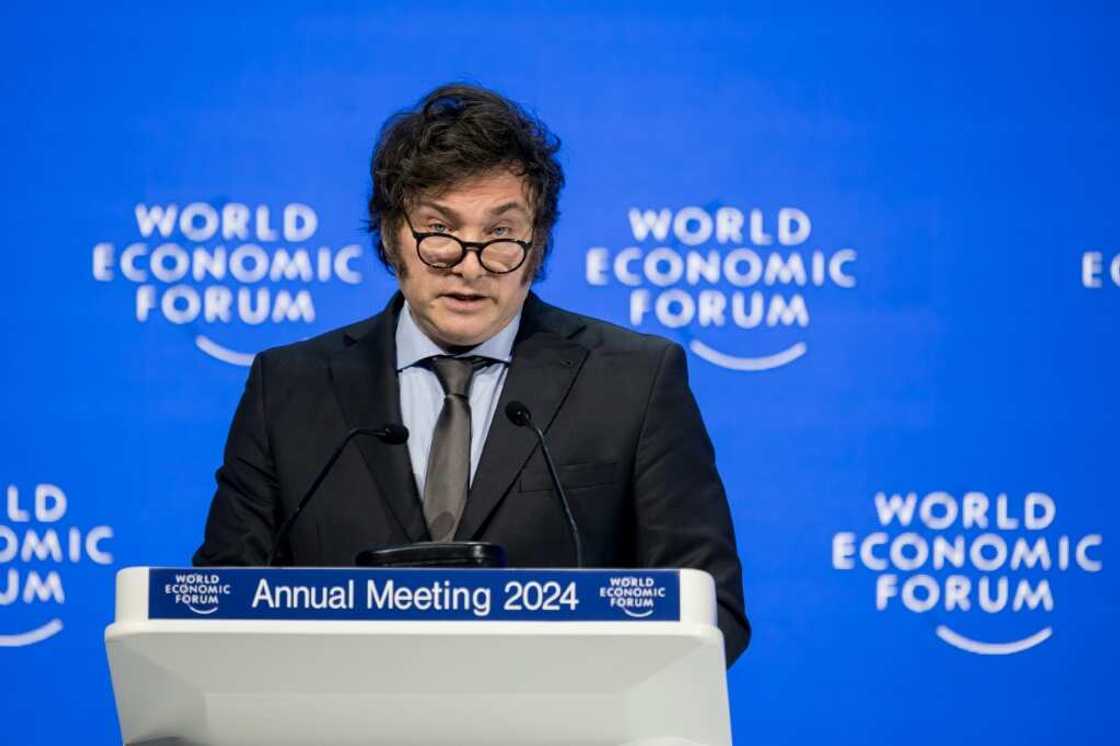 Goergieva called Argentina's Javier Milei a "very pragmatic president" Goergieva called Argentina's Javier Milei a "very pragmatic president"