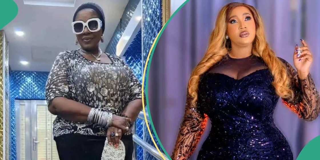 Rita Edochie blasts Judy Austin over advice to young girls.