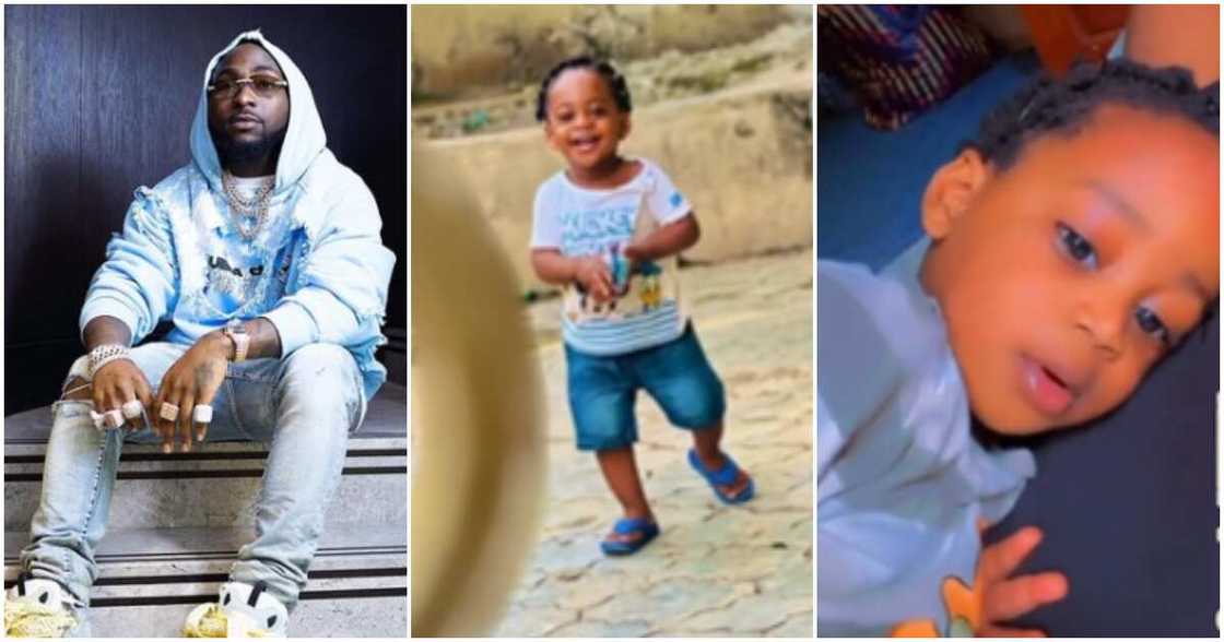 Singer Davido and baby that looks like his late son Singer Davido and baby that looks like his late son
