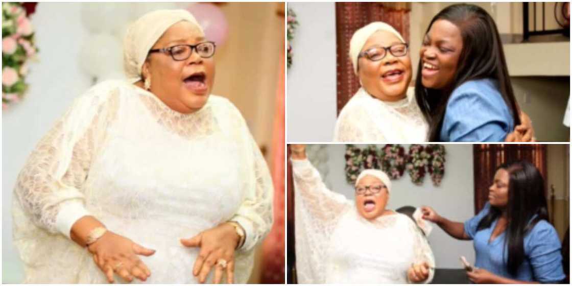 Funke Akindele's mum Funke Akindele's mum
