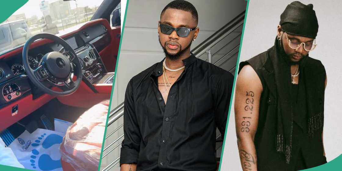 Kizz Daniel celebrates 10 years in the music business with 2023 Rolls Royce Cullinan