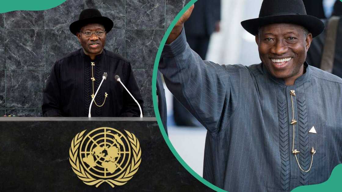 Goodluck Jonathan at the UN Assembly Goodluck Jonathan at the UN Assembly