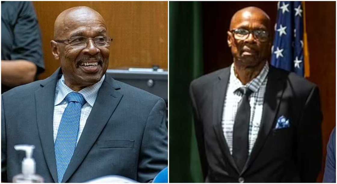 Photos os Maurice Hasting who was released from prison. Photos os Maurice Hasting who was released from prison.