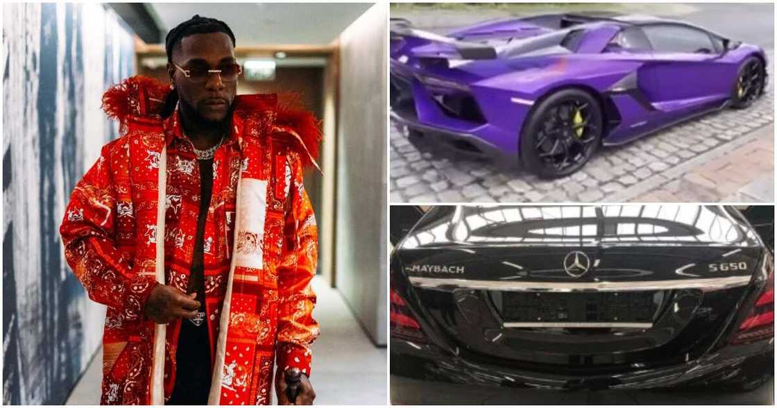 Burna Boy, Lamborgini & Maybach Benz, Bugatti