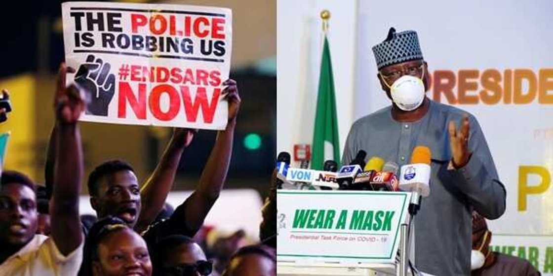 EndSARS: PTF asks Nigerians to expect spikes in coronavirus infections EndSARS: PTF asks Nigerians to expect spikes in coronavirus infections