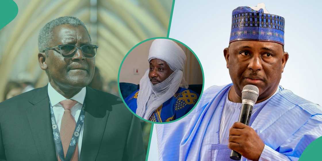 Sanusi II ya roki ubangiji ya hada kan Dangote da Abdussamad Rabiu