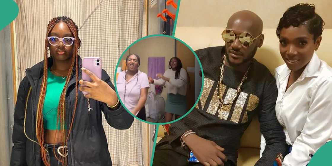 2Baba and Annie Idibia's daughter Isabel dancing to Odumodublvck’s song 2Baba and Annie Idibia's daughter Isabel dancing to Odumodublvck’s song