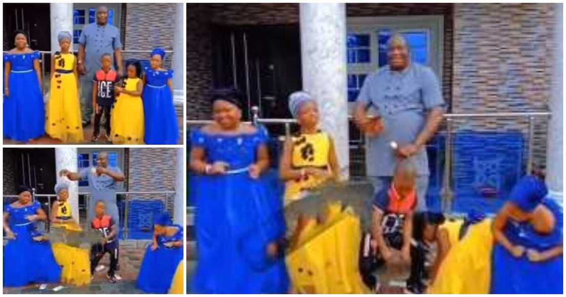 Buga dance challenge, buga dance, Buga by Kizz Daniels featuring Tekno. man and family dance