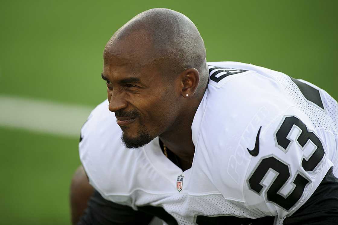 Tarell Brown at TCF Bank Stadium in Minneapolis, Minnesota Tarell Brown at TCF Bank Stadium in Minneapolis, Minnesota
