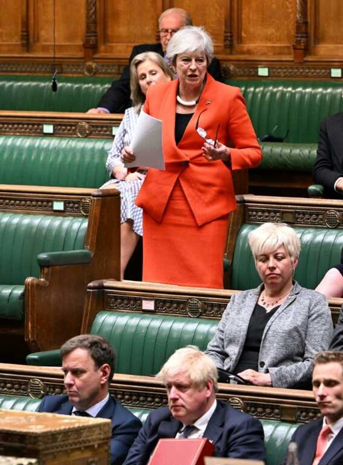 Predecessor Theresa May was a thorn in Johnson's side from the backbenches Predecessor Theresa May was a thorn in Johnson's side from the backbenches