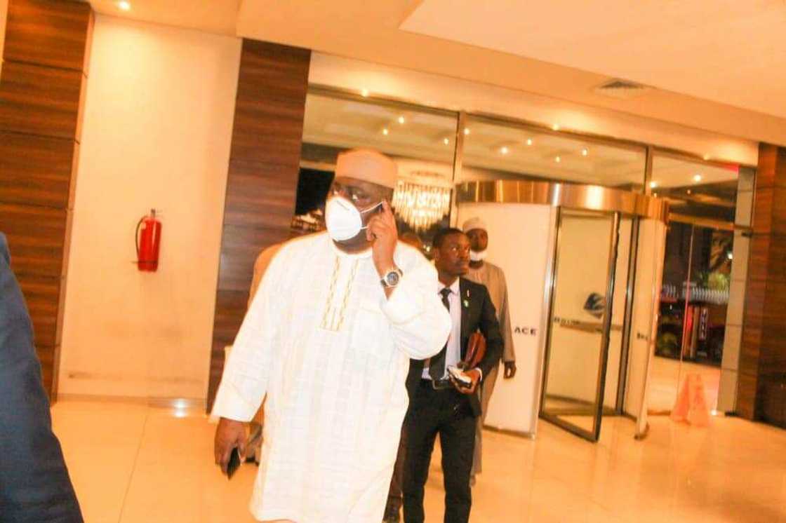 Fani-Kayode arrives Kano for Yusuf’s wedding. Fani-Kayode arrives Kano for Yusuf’s wedding.