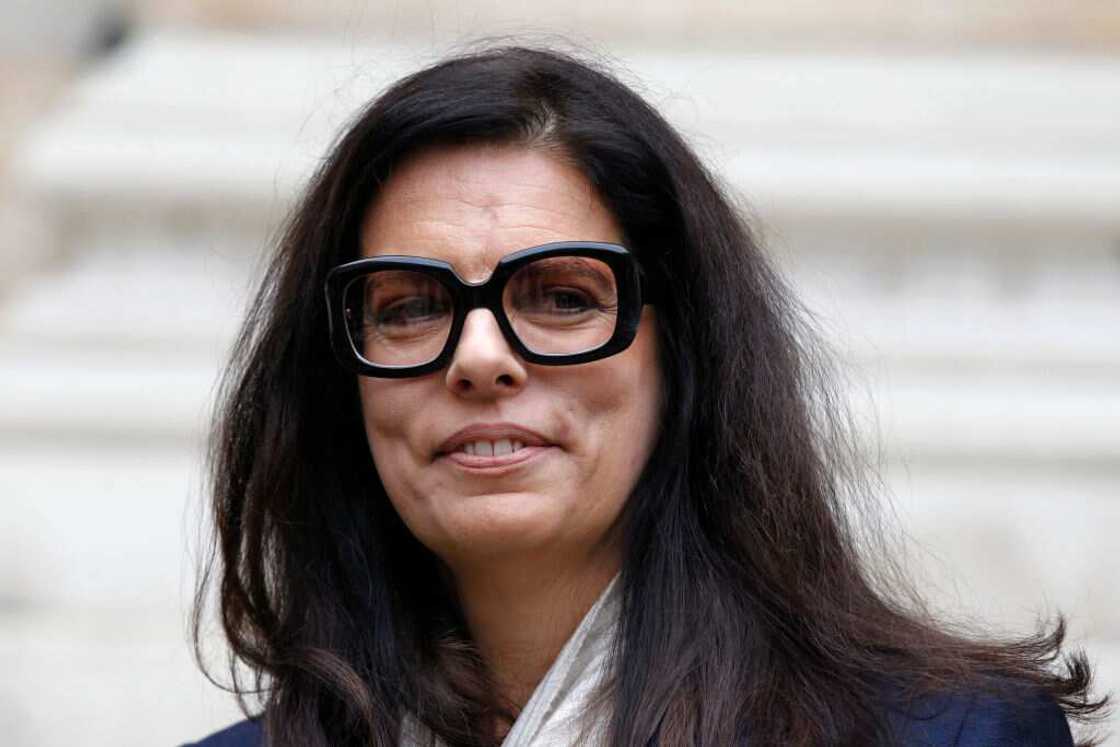 French Francoise Bettencourt-Meyers attending an event at the Institut de France in Paris