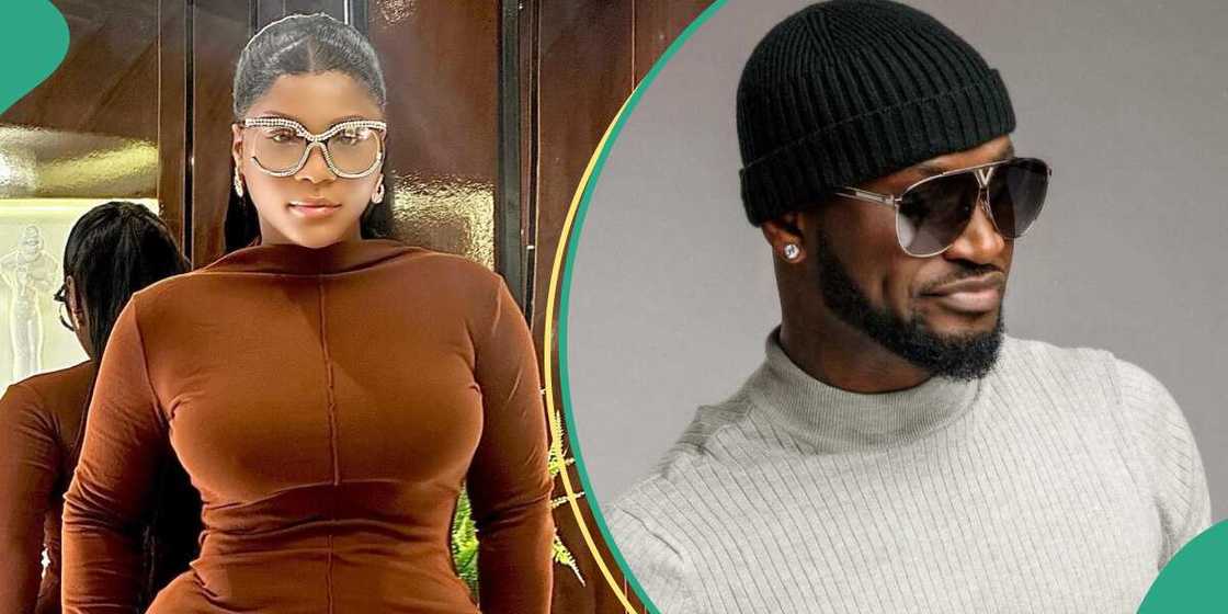 Destiny Etiko whines waist for Peter Okoye in viral video. Destiny Etiko whines waist for Peter Okoye in viral video.
