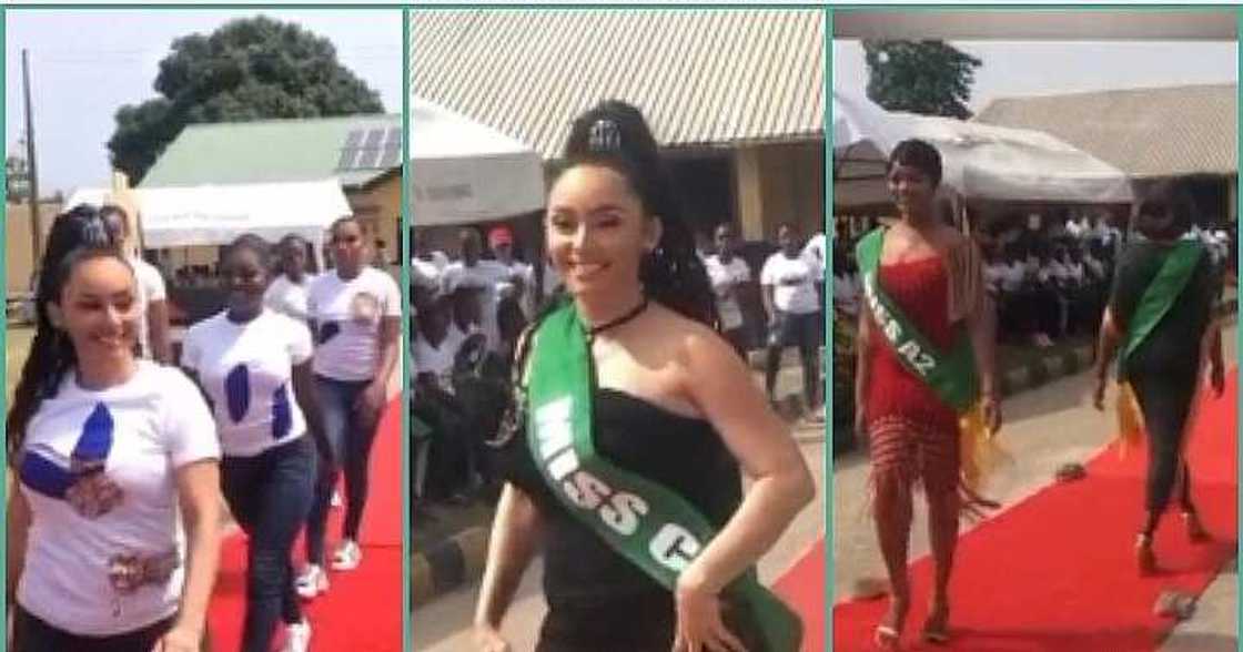 Attractive female prisoners catwalk stylishly in video Attractive female prisoners catwalk stylishly in video