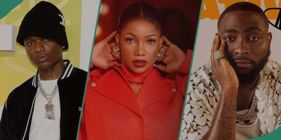 Video of Tacha speaking about Wizkid, Davido and Omah Lay.