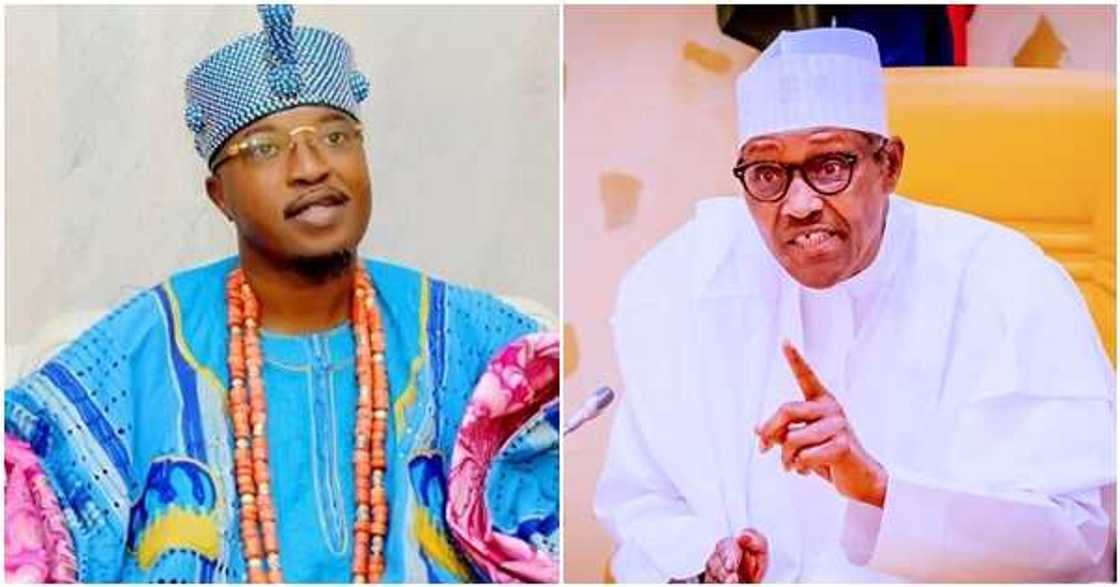 Please Forgive Sunday Igboho, Yoruba Monarch Begs President Buhari Please Forgive Sunday Igboho, Yoruba Monarch Begs President Buhari