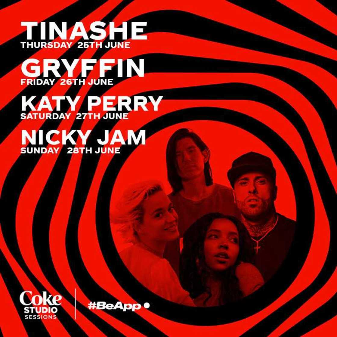 Katy Perry, Tinashe, Gryffin, more to perform in this week’s Coke Studio sessions Katy Perry, Tinashe, Gryffin, more to perform in this week’s Coke Studio sessions