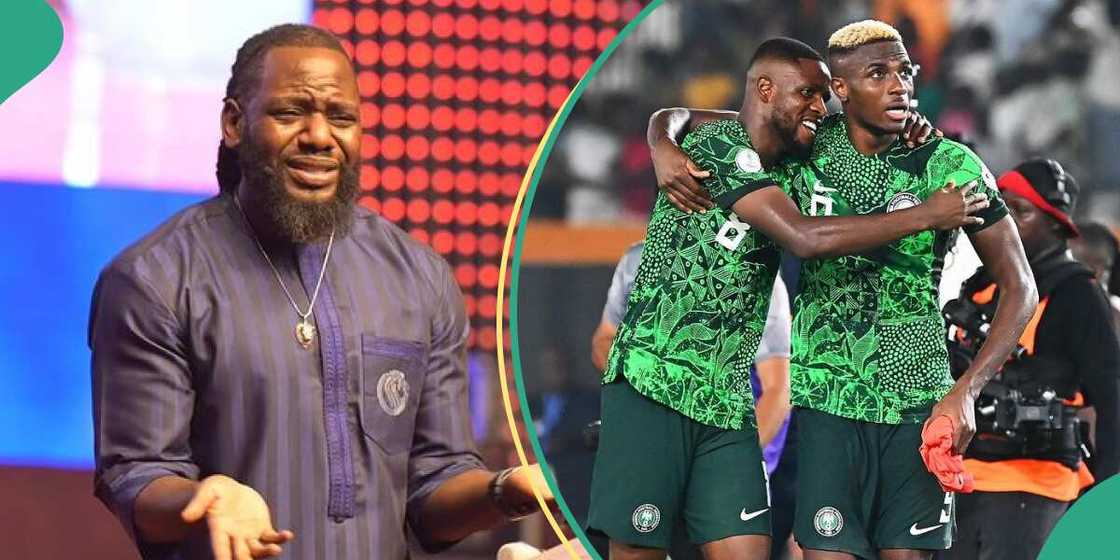 Pastor Jimmy Odukoya congratulates Super Eagles. Pastor Jimmy Odukoya congratulates Super Eagles.