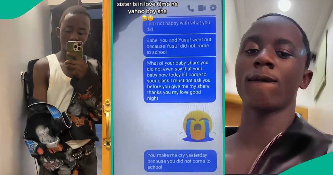 Young man in disbelief, shares messages his sister sent to boy on Facebook