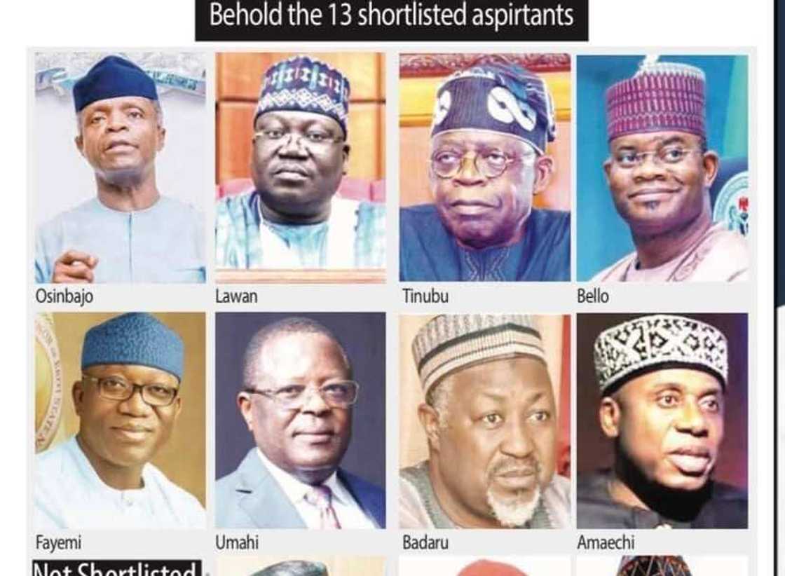 Zaben fidda gwanin APC Zaben fidda gwanin APC