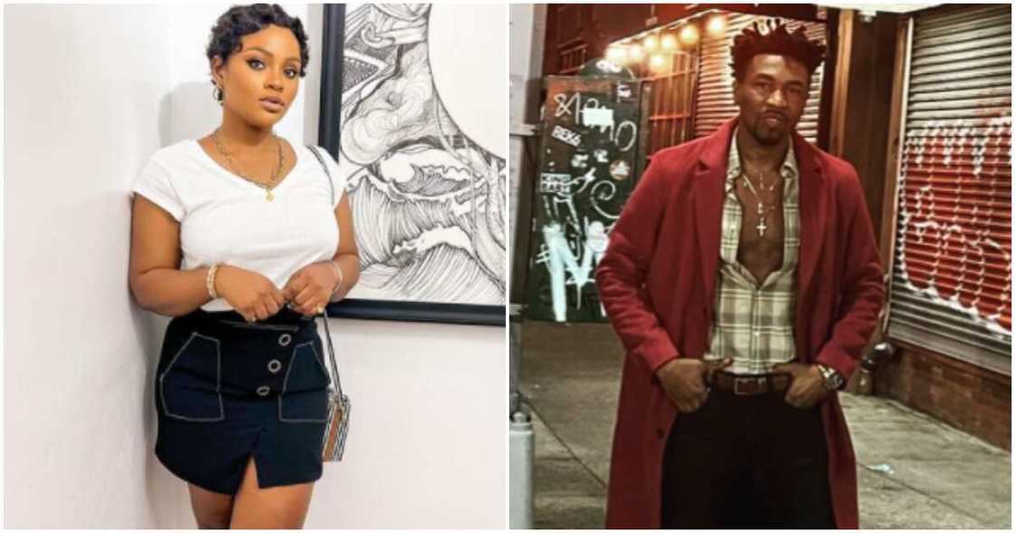 Tega denies sleeping with Boma Tega denies sleeping with Boma