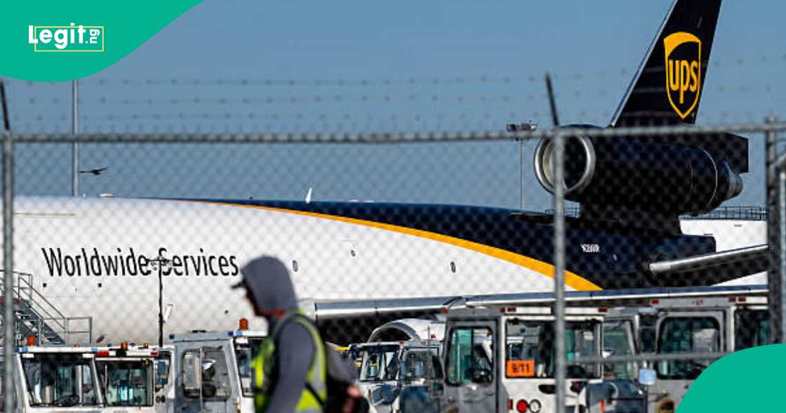 Jirgin kamfanin UPS.